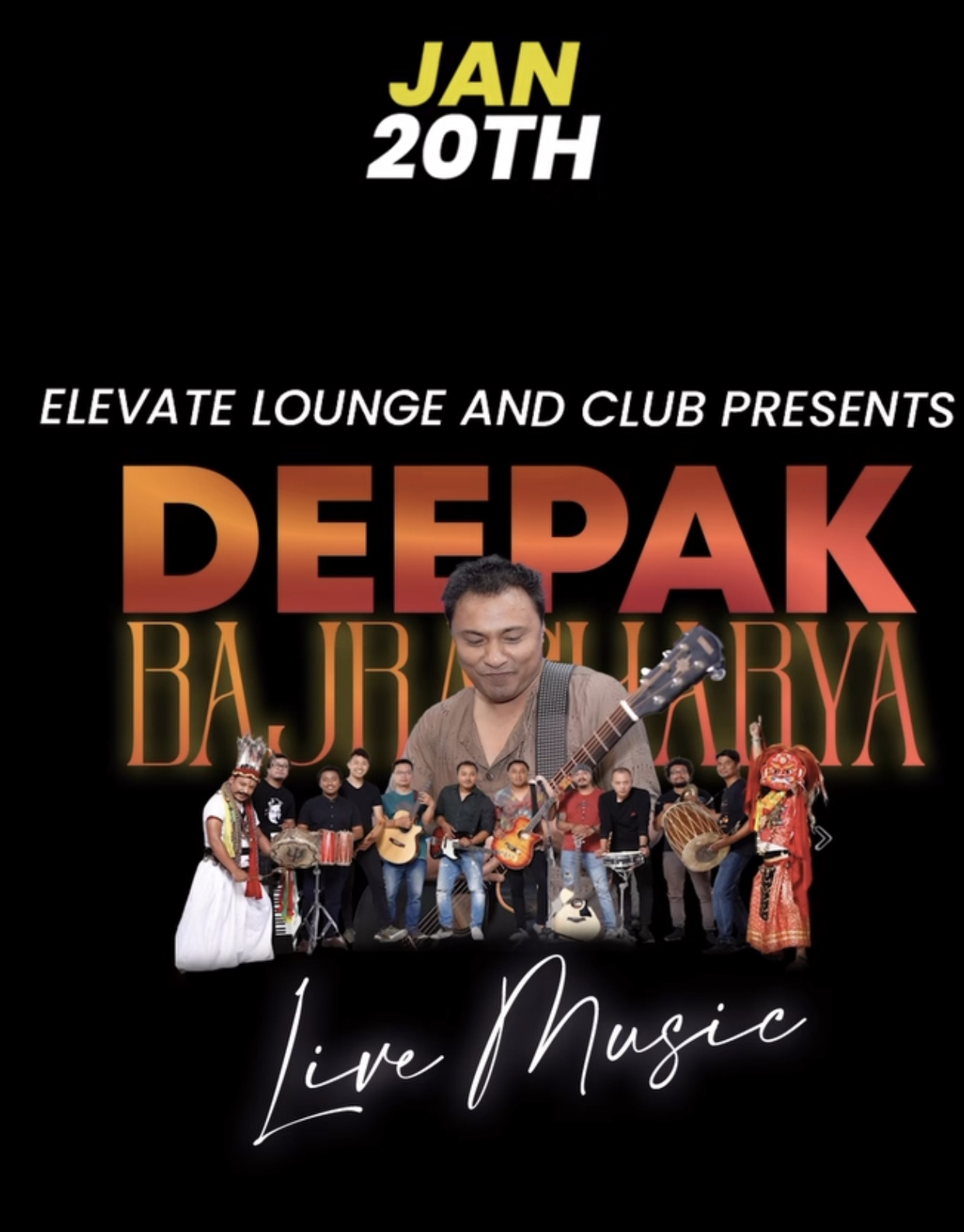 Elevate Lounge and Club presents Deepak Raj Bajrachary