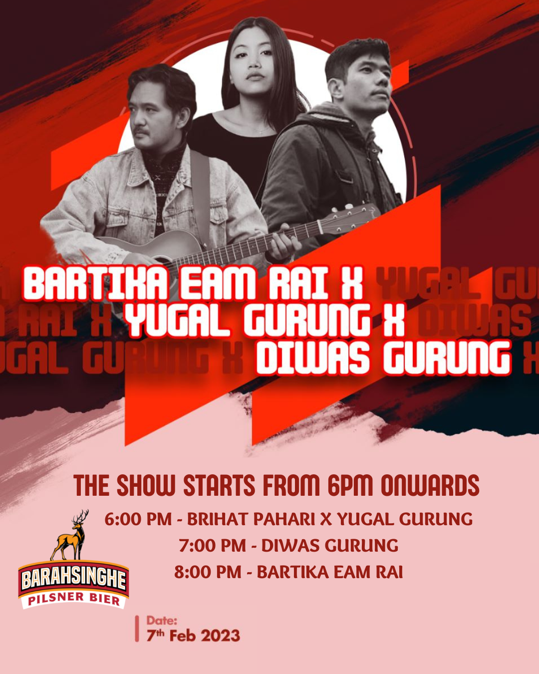 ​Bartika Eam Rai x Yugal Gurung X Diwas Gurung (Intimate Acoustic Session | Limited Tickets)