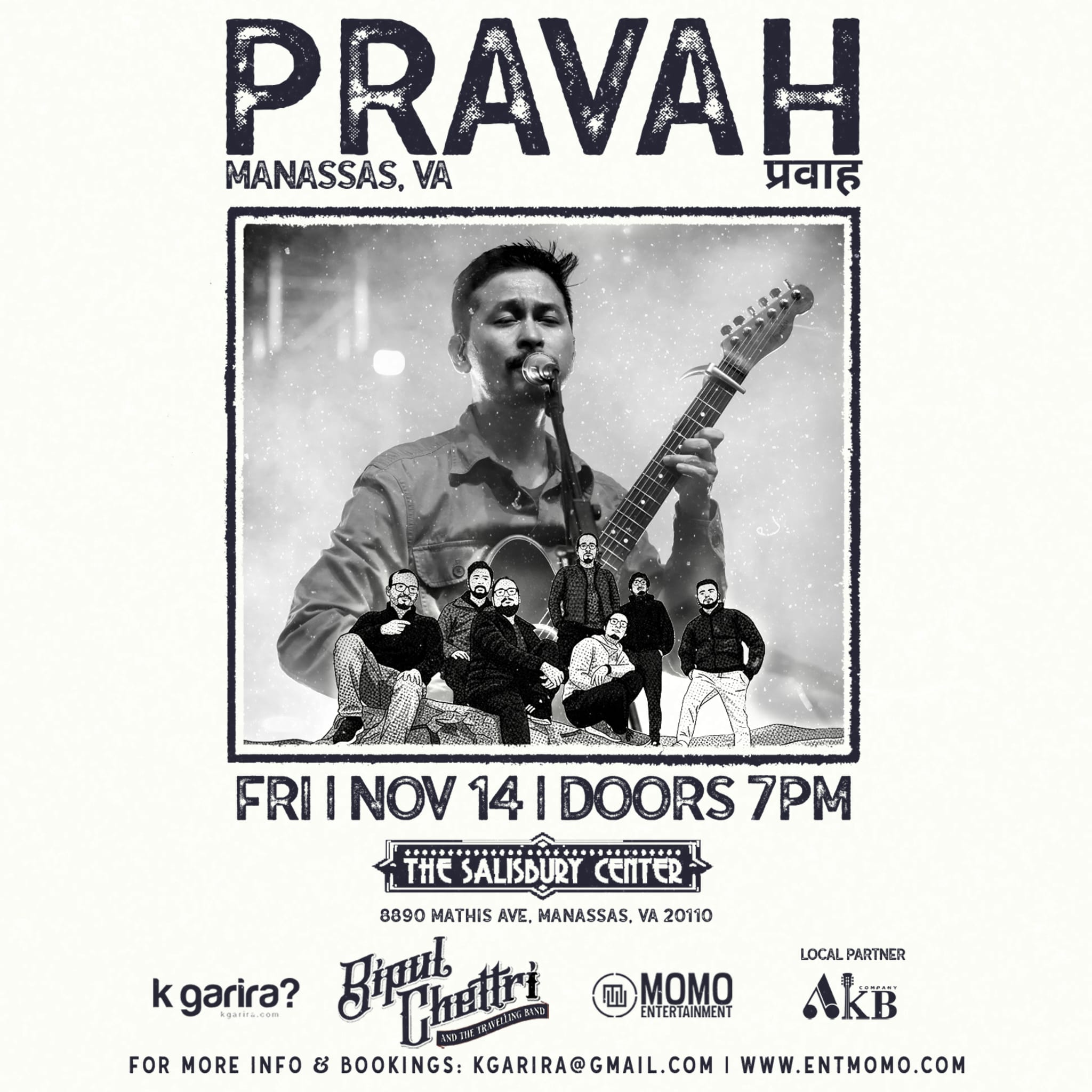 Pravah - Bipul Chettri & The Travelling Band, Live in Virginia