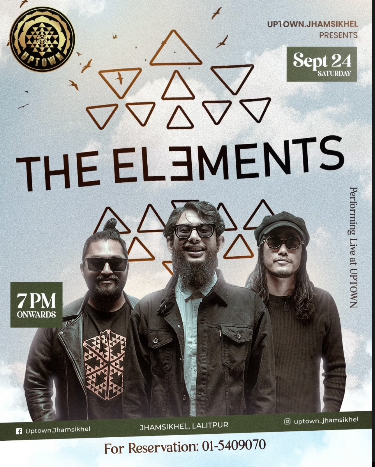 THE ELEMENTS live in uptown