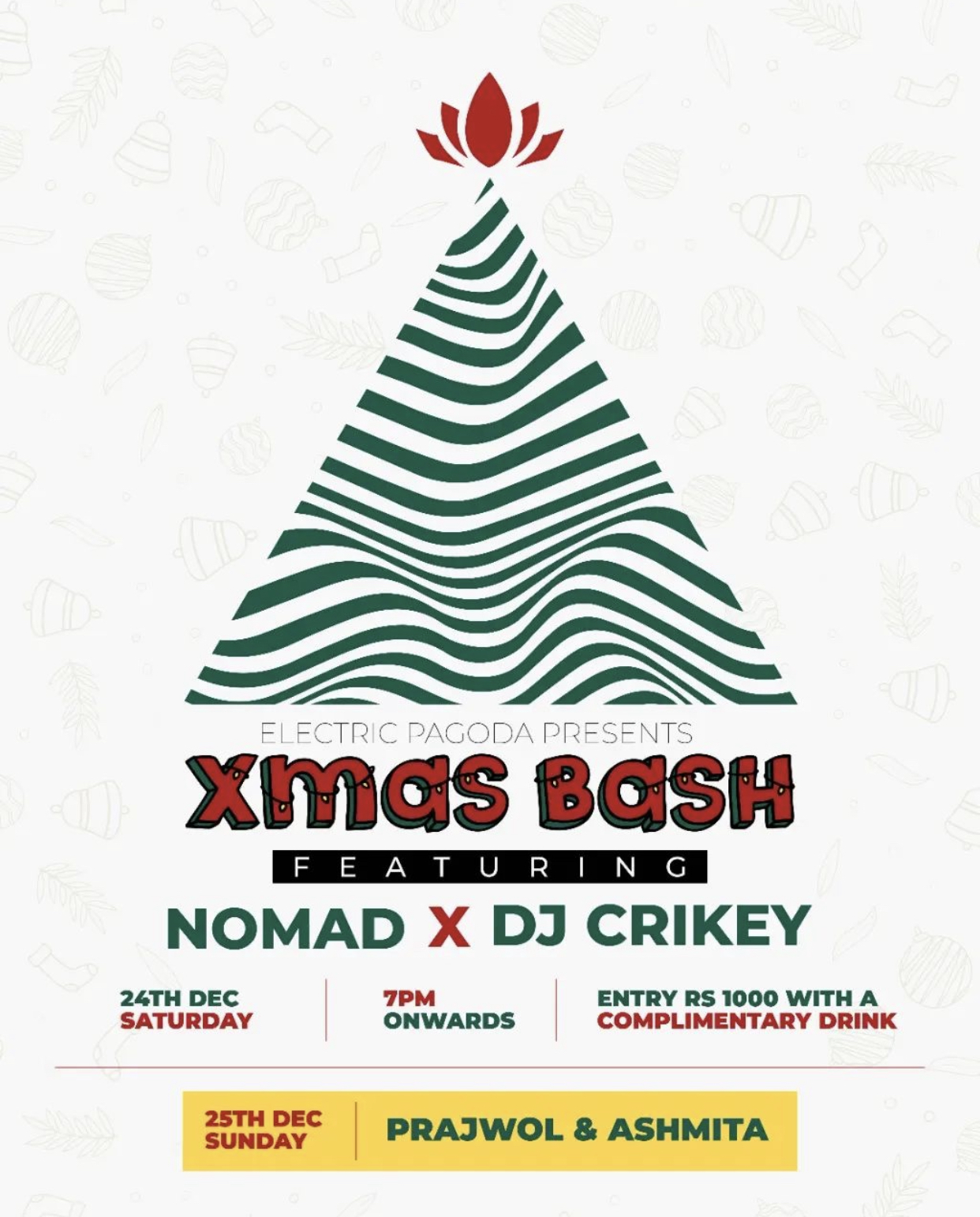 Xmas Bash Featuring Nomad X DJ Crikey