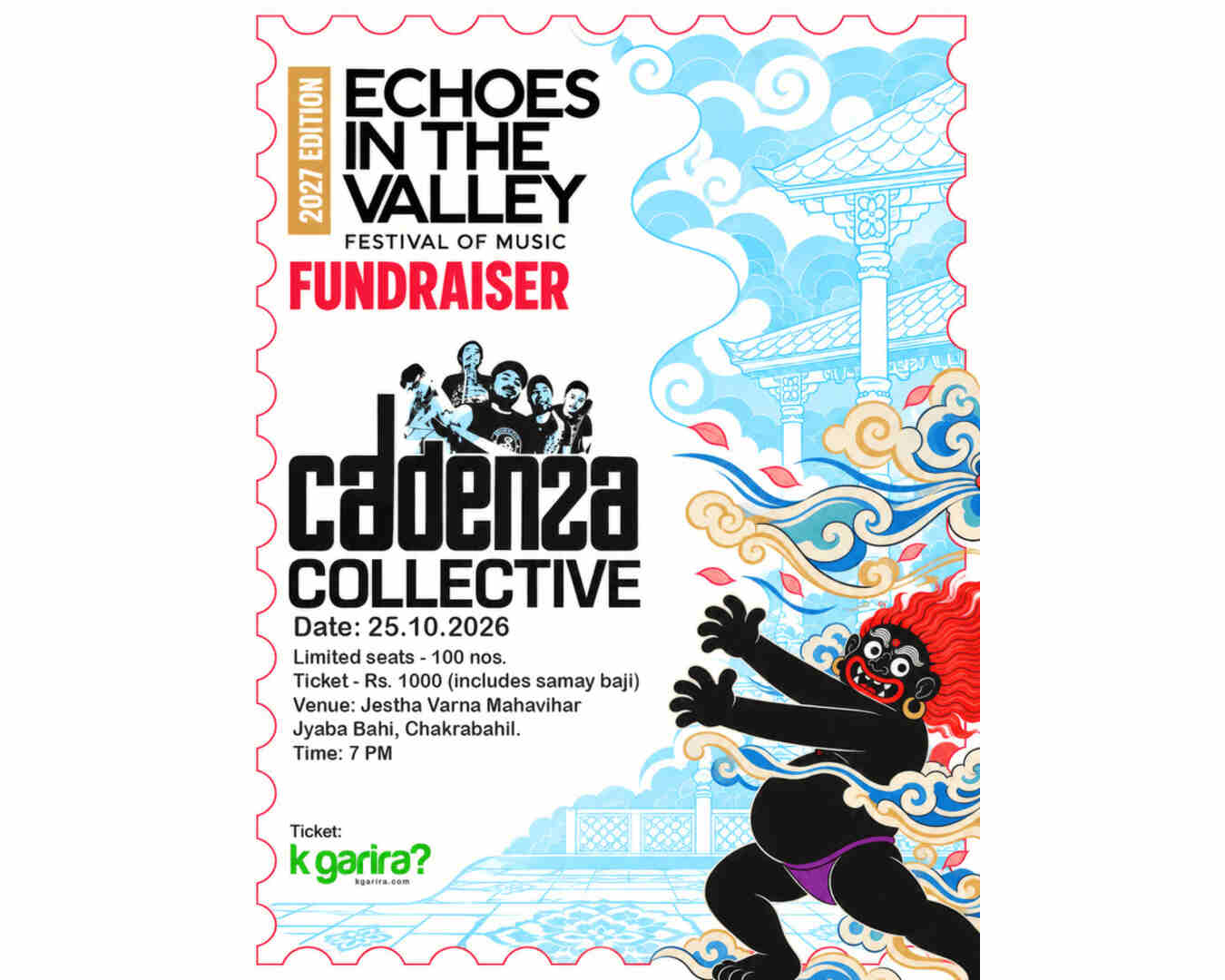 Fundraiser for Echoes In The Valley, 2027 Edition